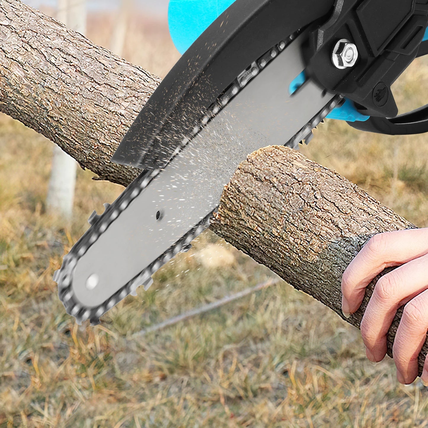 Scie ¹Èlectrique sans fil pour Makita, batterie 18V, Omicrophone automatique, d¹Èterminer le jardin, l'exploitation forestiõ¹re, la tron?onneuse, la coupe du bois, l'outil ¹Èlectrique, 6"