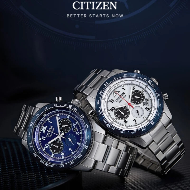 Montre ¨¤ Quartz avec Bracelet en Cuir pour Homme, Chronographe de dehors Professionnel, Cadeau de la Journ¨¦e de L¨¦on, Bracelet Bijoux