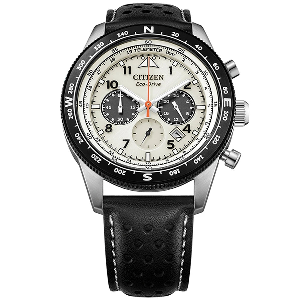 Montre ¨¤ Quartz avec Bracelet en Cuir pour Homme, Chronographe de dehors Professionnel, Cadeau de la Journ¨¦e de L¨¦on, Bracelet Bijoux
