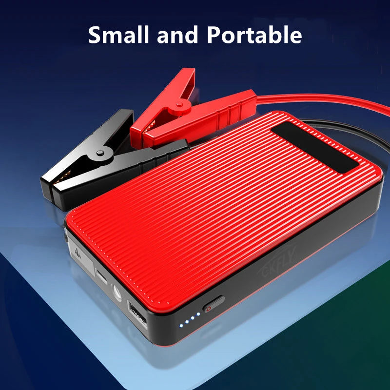 D¨¦marreur de batterie de voiture pour diab¨¦tique, booster de batterie portable, chargeur 12V, dispositif de d¨¦marrage d'urgence, 8000mAh