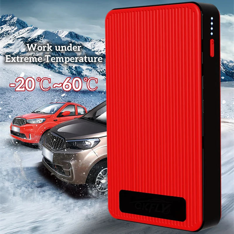 D¨¦marreur de batterie de voiture pour diab¨¦tique, booster de batterie portable, chargeur 12V, dispositif de d¨¦marrage d'urgence, 8000mAh