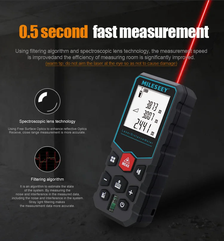 Télémètre Laser X5 лазерная рулетка Laser finder Numérique Télémètre Laser Laser Mètre Ruban à Mesurer Laser,40m