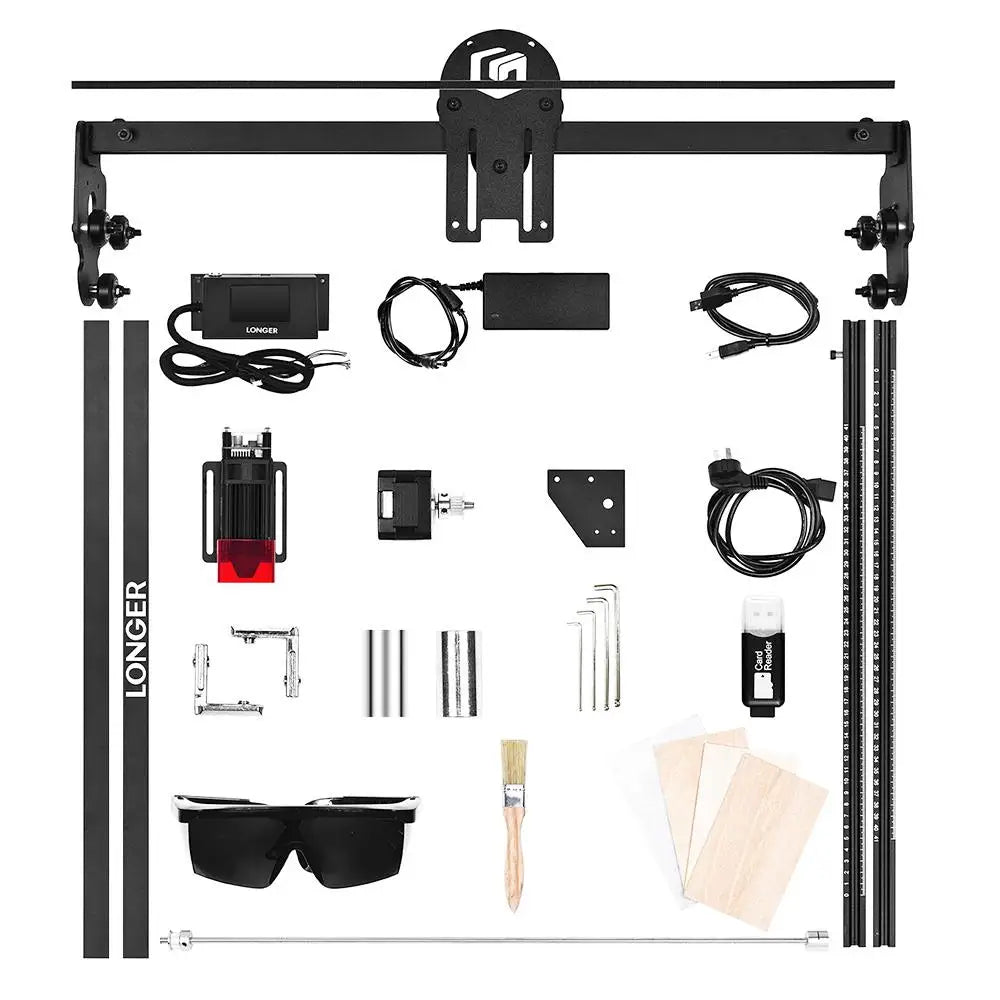 Graveur Laser RAY5 10W, Spot Laser 0.06x0.06mm, ¹Ècran Tactile, Carimplant¹È Hors Ligne, Chipset 32 Bits, Connexion WiFi