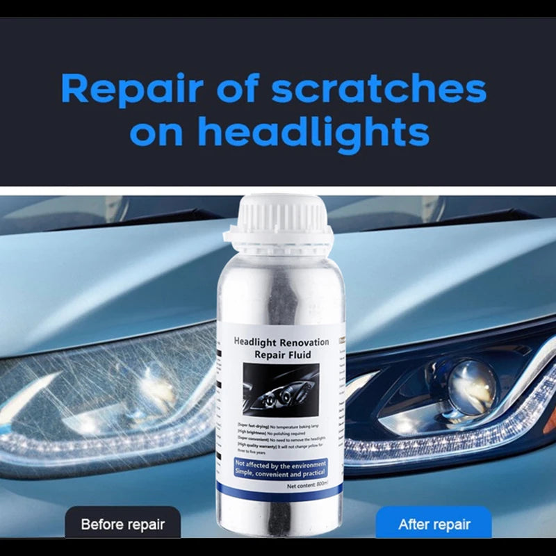 Lumi¨¨res de sauna de voiture, kit de polissage de r¨¦novation, lumi¨¨re de sauna, kit de polissage chimique, outil d'entretien automobile, polym¨¨re liquide de 350ml, ensemble d'outils de voiture