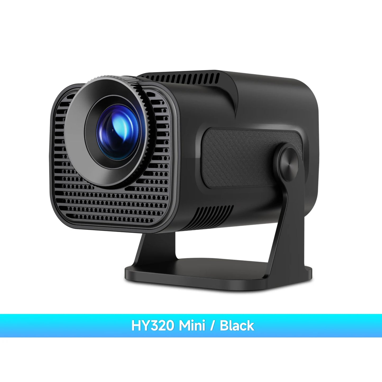 Mini budg¨¦taire HY320, 720P, Android 11, 4K, 300ANSI, Wifi6, BTpig, portable, rotatif ¨¤ 180 ¡ã, cin¨¦ma ext¨¦rieur, diversifi¨¦, natif