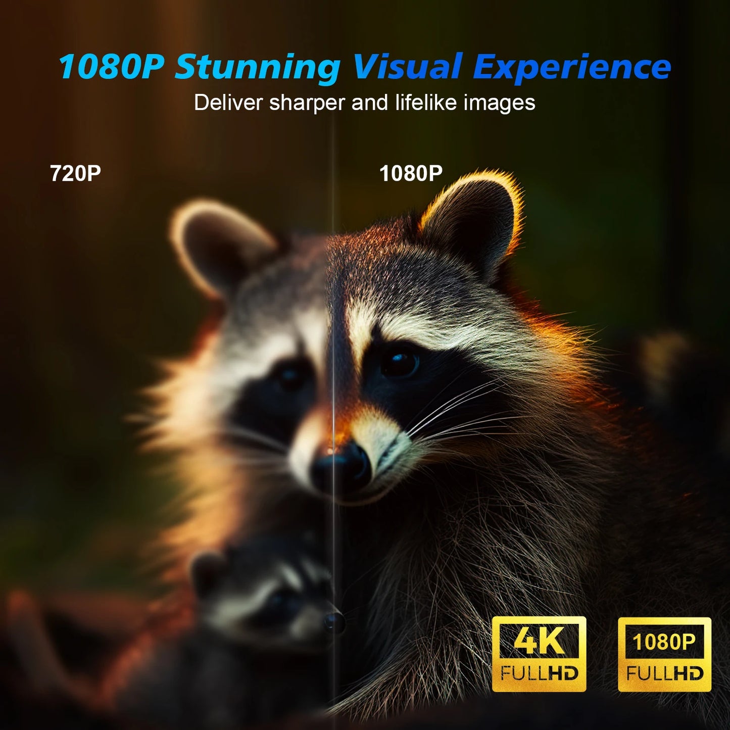 Projecteur , Android 11, 4K, 1080P, Wi-Fi 6, commande vocale, Allwinner H713, mise au point ¨¦lectronique BTpig, Home Prodefait ou HY350 Pro