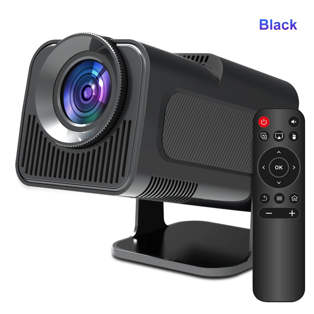 Projecteur portable Android 11, 4K, natif 1080P, 390ANSI, HY320, touristes, Wifi6, BTpig, cin¨¦ma 1920*1080P, prostate ou am¨¦lior¨¦ HY300