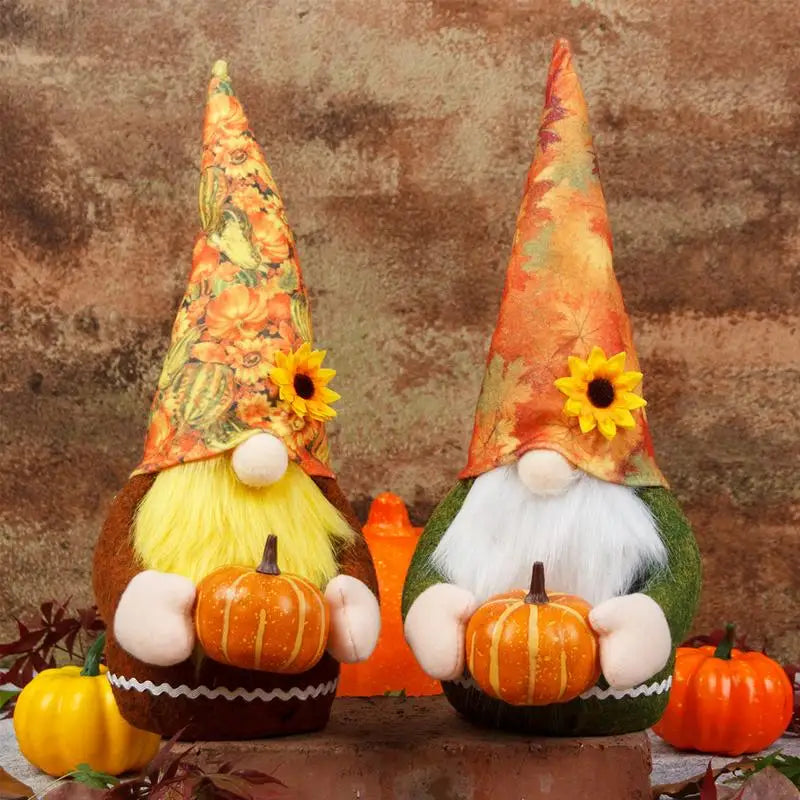 Nisse Tomte ÿ d¹Ècoration en peluche, Gnome, citrouille, tournesol, su¹Èdoise, elfe Nisse Tomte, d¹Ècoration pour no?l, automne, Thanksgiving