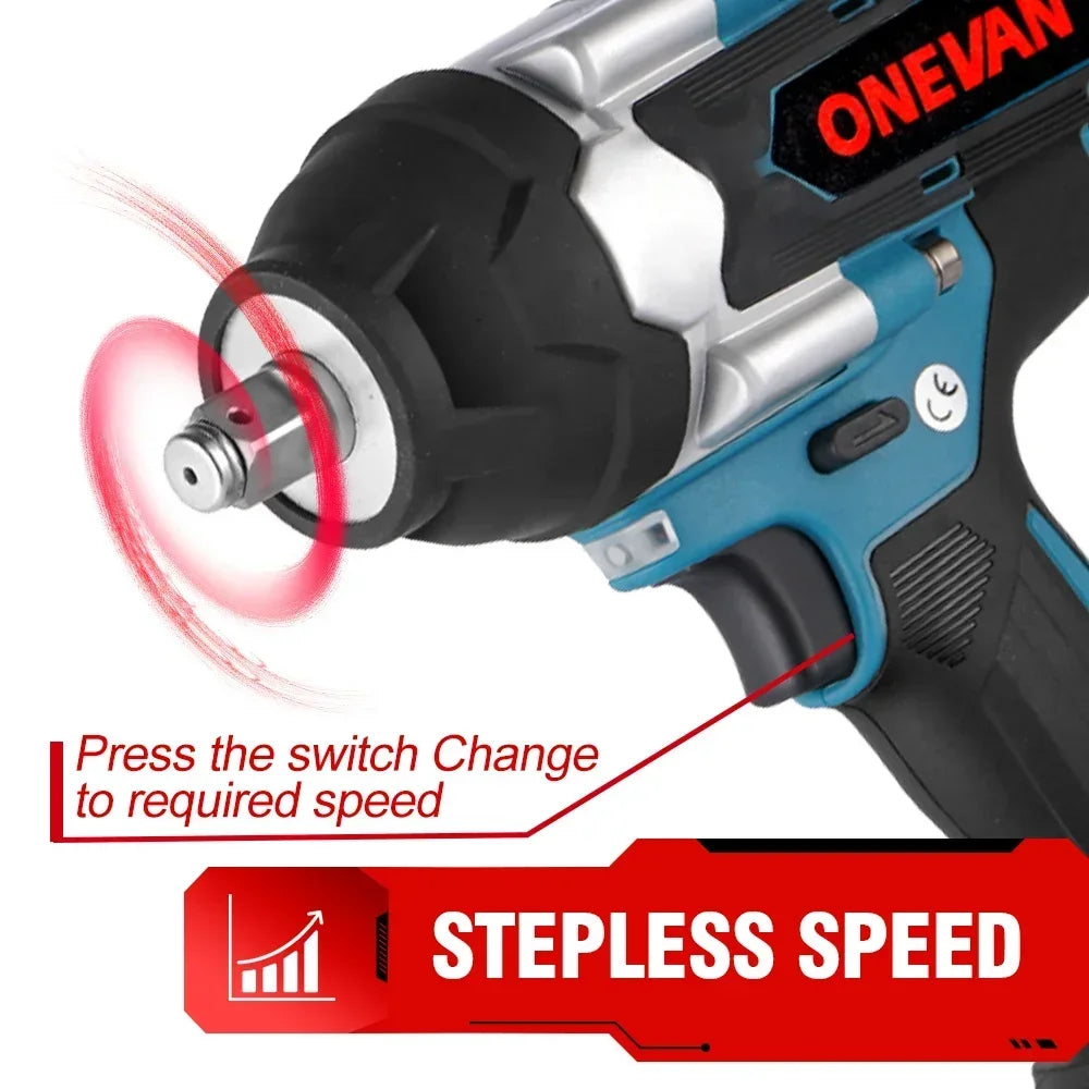 Outil ¹Èlectrique sans fil pour Makita, batterie au lithium-ion, couple de 1800N.M, sans balais, anti-impact ¹Èlectrique, 1/2 pouces, 18V