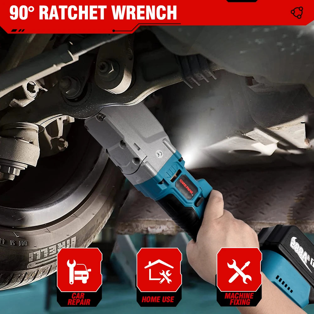 Outils ¹Èlectriques de r¹Èparation de voiture pour batterie Makita 18V, cliquet ¹Èlectrique sans balais, 2400W, 1/2, ¹Ècrou ½Ç vis de retrait, 4800 tr/min, 1000NM