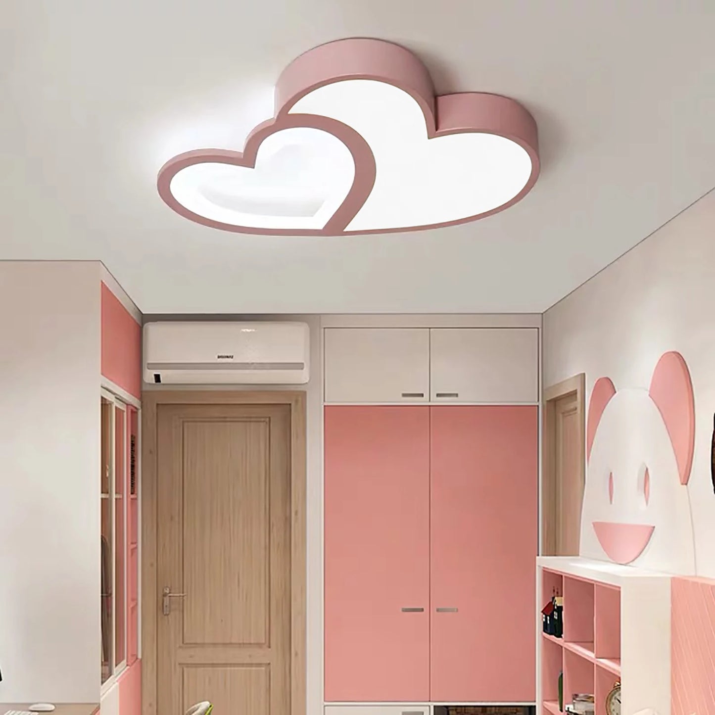 Plafonnier LED ¨¤ Gradation pour Chambre d'Enfant Gar?on et Fille, Luminaire D¨¦coratif de Plafond avec ¨¦toiles