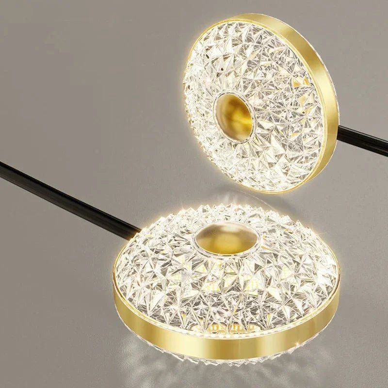 Plafonnier LED en Clip au Design Moderne, Luminaire D¨¦coratif, Id¨¦al pour un Salon, une Chambre ¨¤ Coucher, un Restaurant ou un Appartement