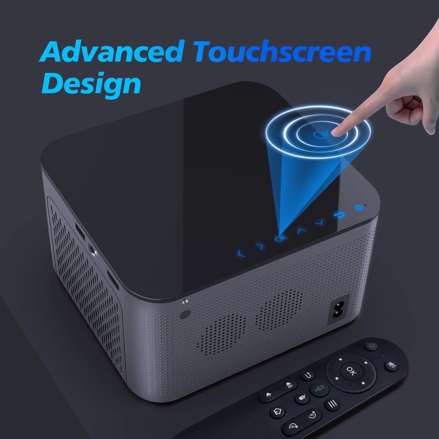 Projecteur , Android 11, 4K, 1080P, Wi-Fi 6, commande vocale, Allwinner H713, mise au point ¨¦lectronique BTpig, Home Prodefait ou HY350 Pro