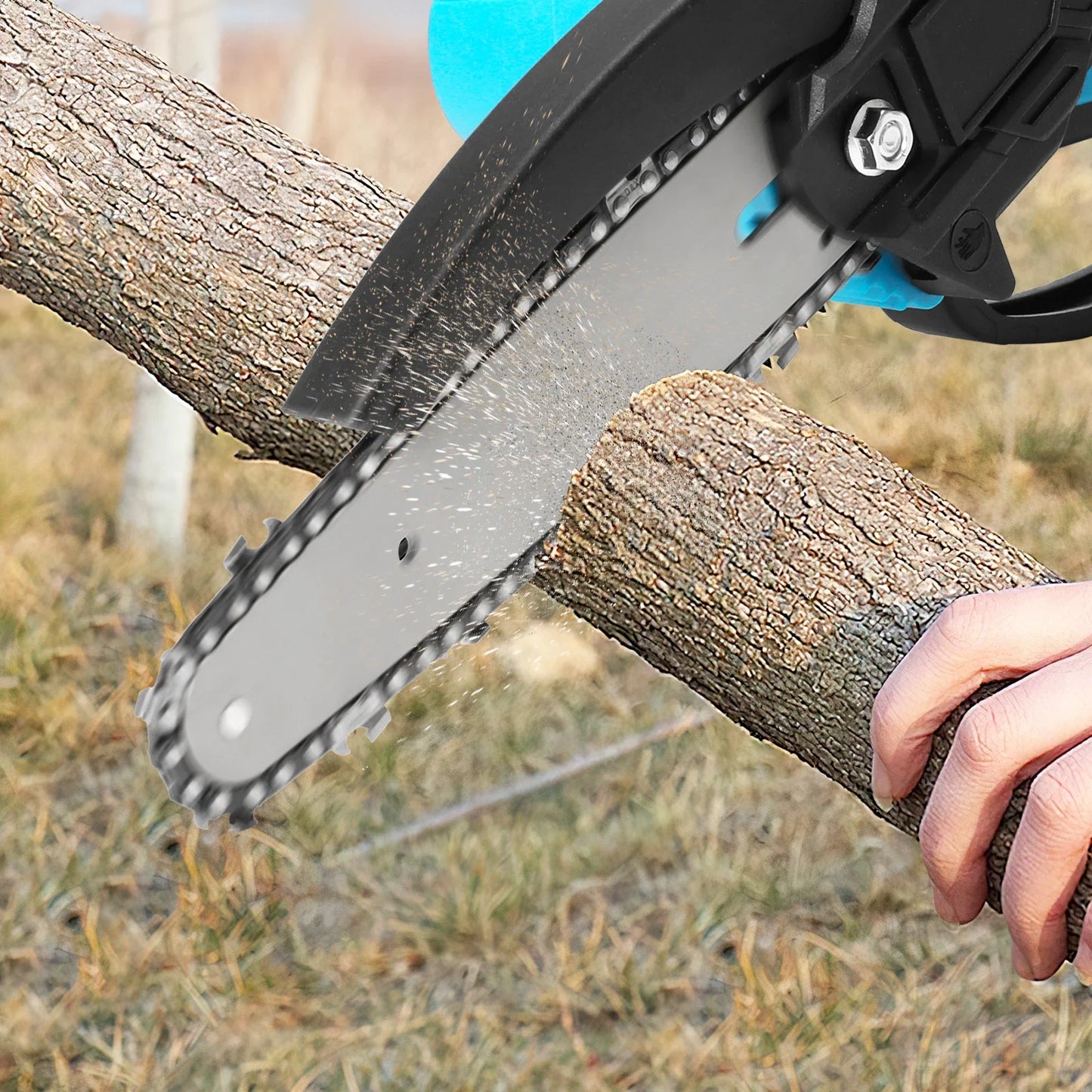 Scie ¹Èlectrique sans fil pour Makita, batterie 18V, Omicrophone automatique, d¹Èterminer le jardin, l'exploitation forestiõ¹re, la tron?onneuse, la coupe du bois, l'outil ¹Èlectrique, 6"