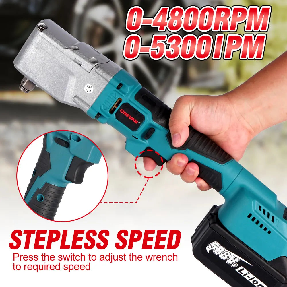 Outils ¹Èlectriques de r¹Èparation de voiture pour batterie Makita 18V, cliquet ¹Èlectrique sans balais, 2400W, 1/2, ¹Ècrou ½Ç vis de retrait, 4800 tr/min, 1000NM