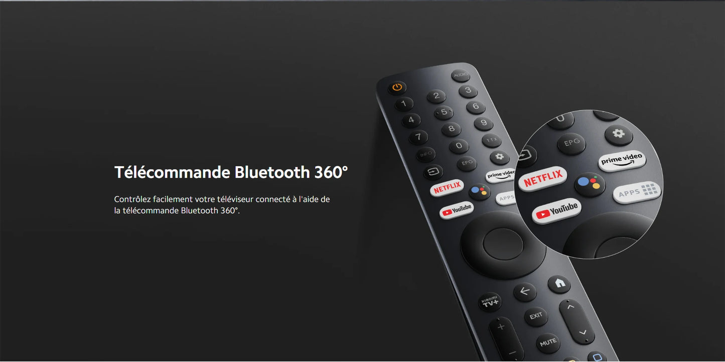 TV A Pro 43 2025 | Écran QLED 4K lumineux aux couleurs précises, Finition métallique haut de gamme avec cadre ultra-fin, Son immersif avec Dolby Audio™
