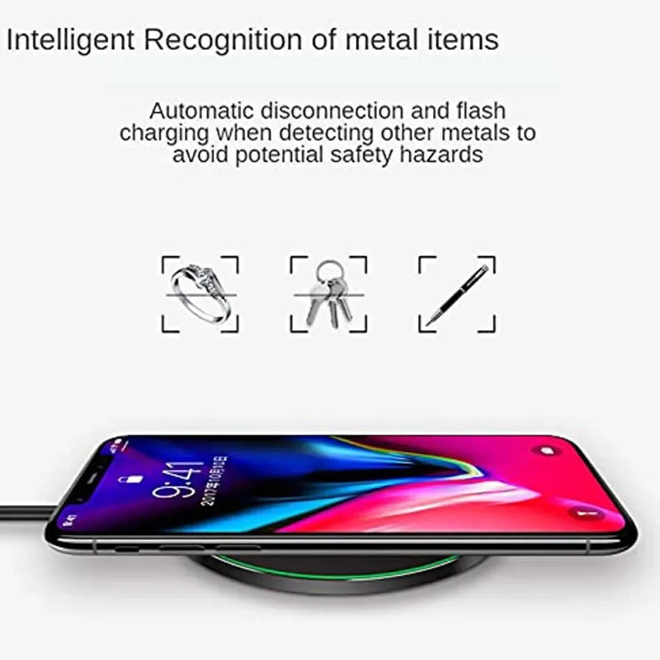 Chargeur rapide sans fil pour iPhone, station de charge sans fil pour Samsung Galaxy S24, S23, S22, S20, Xiaomi, 100W, 15, 14, 13, 12, 11, Pro Max