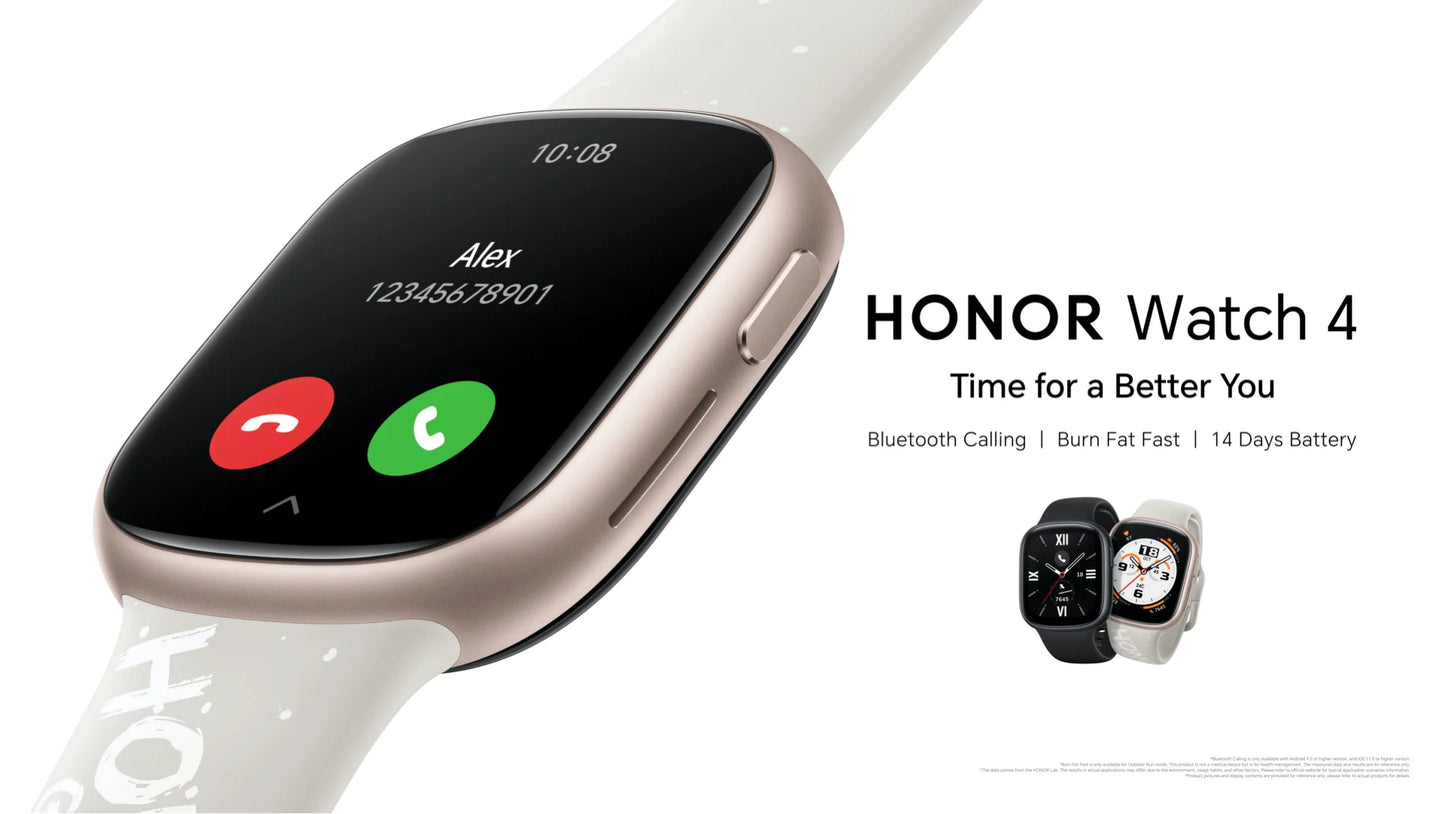 Version mondiale HONOR Watch 4 montre intelligente 5ATM moniteur d'oxyg¨¨ne sanguin BT5.2 GPS Bluetooth 5.2 jusqu'¨¤ 14 jours de batterie