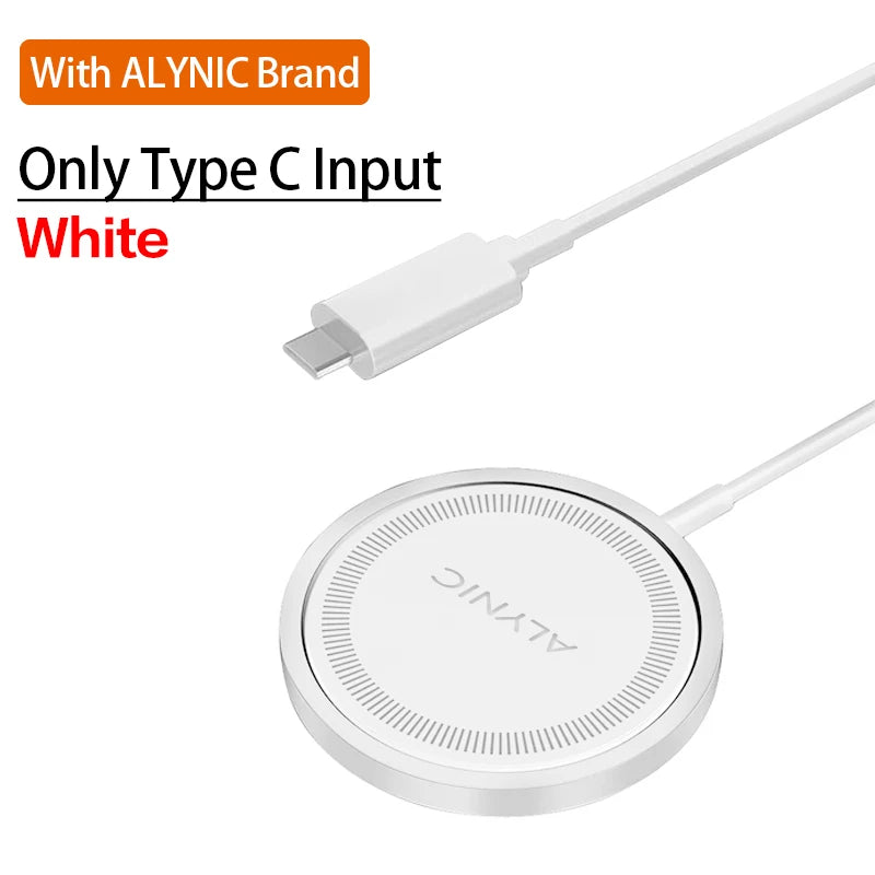 Chargeur sans fil magnétique 30W, support de charge rapide pour iPhone 15 14 13 12Pro Max Airpods PD USB A, Station d'accueil pour chargeurs de téléphone