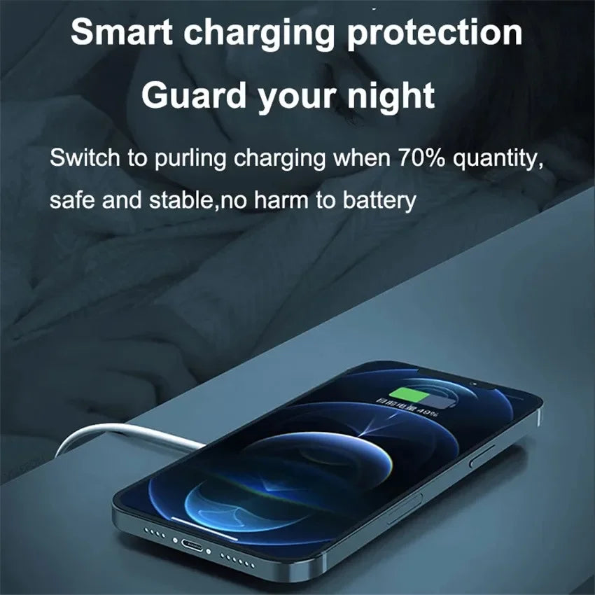 Chargeur sans fil magnétique 30W, support de charge rapide pour iPhone 15 14 13 12Pro Max Airpods PD USB A, Station d'accueil pour chargeurs de téléphone
