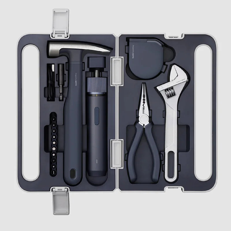 Tournevis sans fil pour la salle de bain, kit d'outils de bricolage, bo?te ¨¤ outils ¨¦lectrique pour l'entretien domestique, TO 3.6V