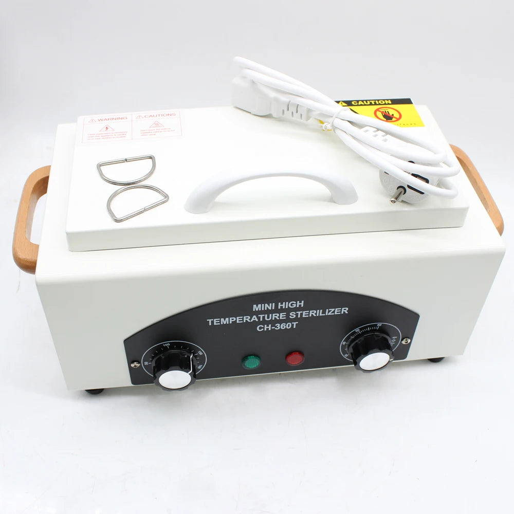 Unit¨¦ de st¨¦rilisation ¨¤ air chaud pour salon de manucure et tatouage, armoire de st¨¦rilisation ¨¤ haute pression avec minuterie, 300W