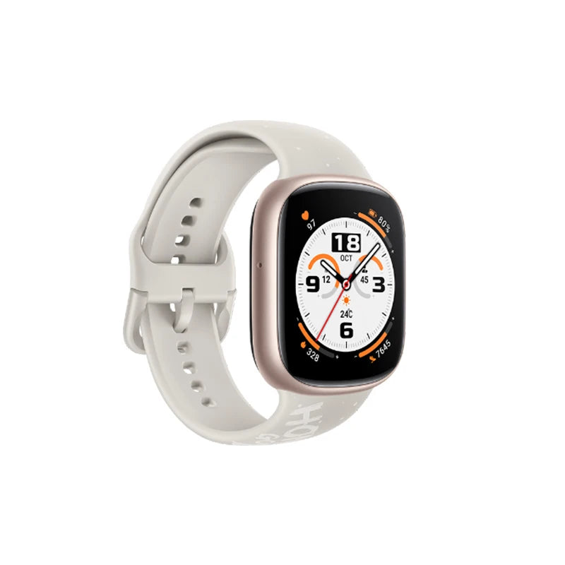 Version mondiale HONOR Watch 4 montre intelligente 5ATM moniteur d'oxyg¨¨ne sanguin BT5.2 GPS Bluetooth 5.2 jusqu'¨¤ 14 jours de batterie