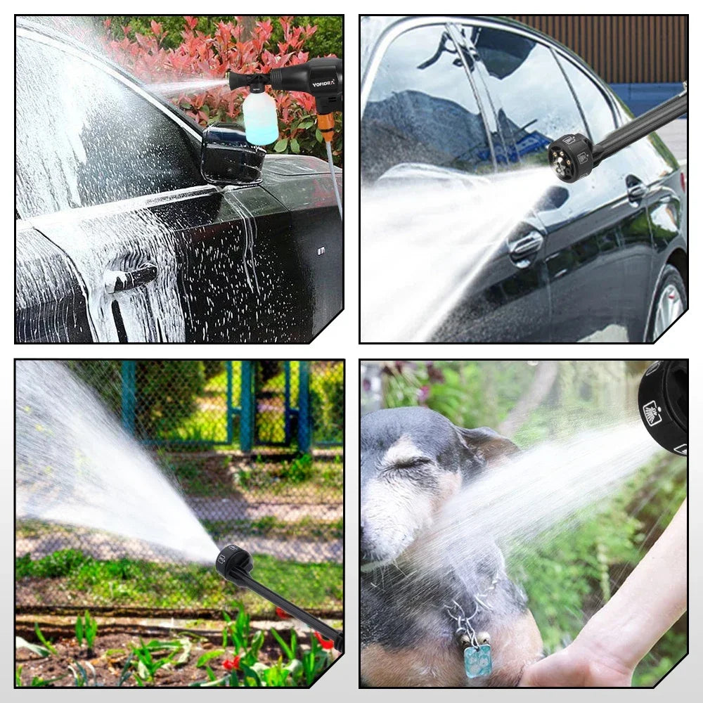 Pistolet ¨¤ eau haute pression sans balais, lave-auto, 6 en 1, livres, lavage de jardin, odorpulv¨¦risateur pour Makita, batterie 18V, 200 bars