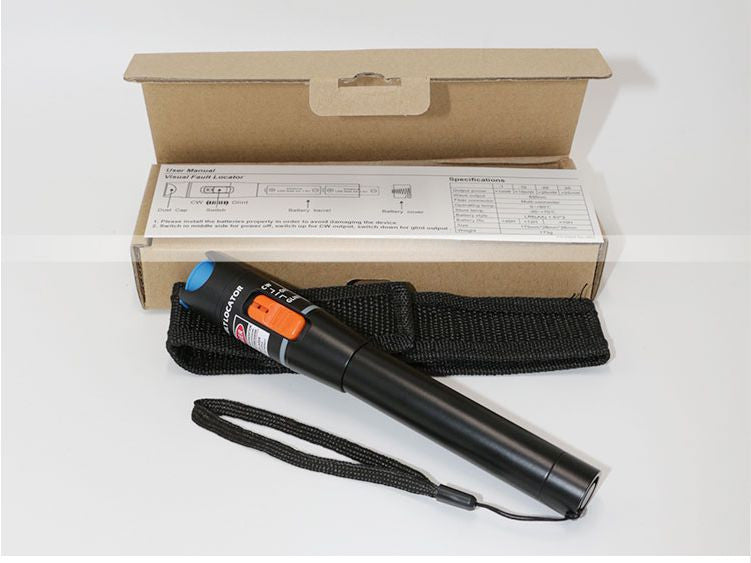 Localisateur visuel de d¨¦fauts, source laser ¨¤ fibre optique, lumi¨¨re laser rouge, 10mw, 12km