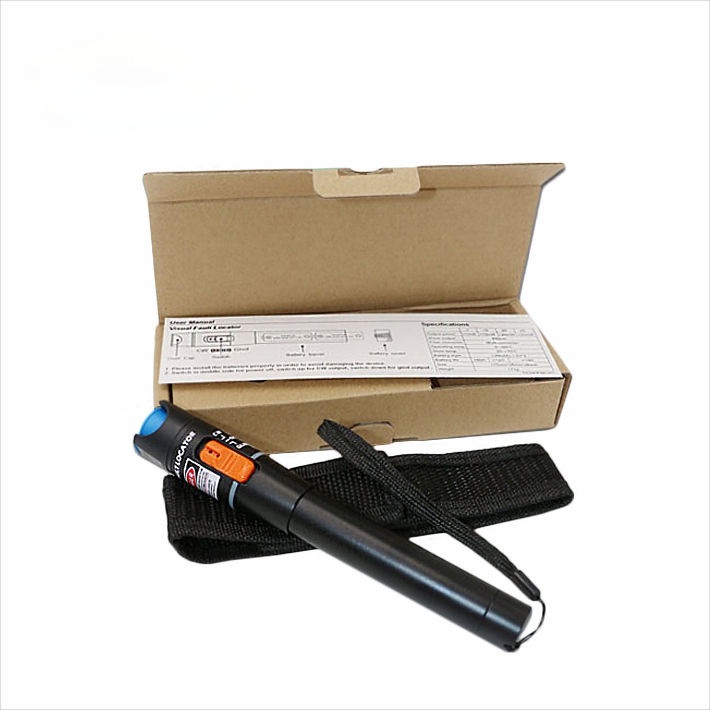 Localisateur visuel de d¨¦fauts, source laser ¨¤ fibre optique, lumi¨¨re laser rouge, 10mw, 12km