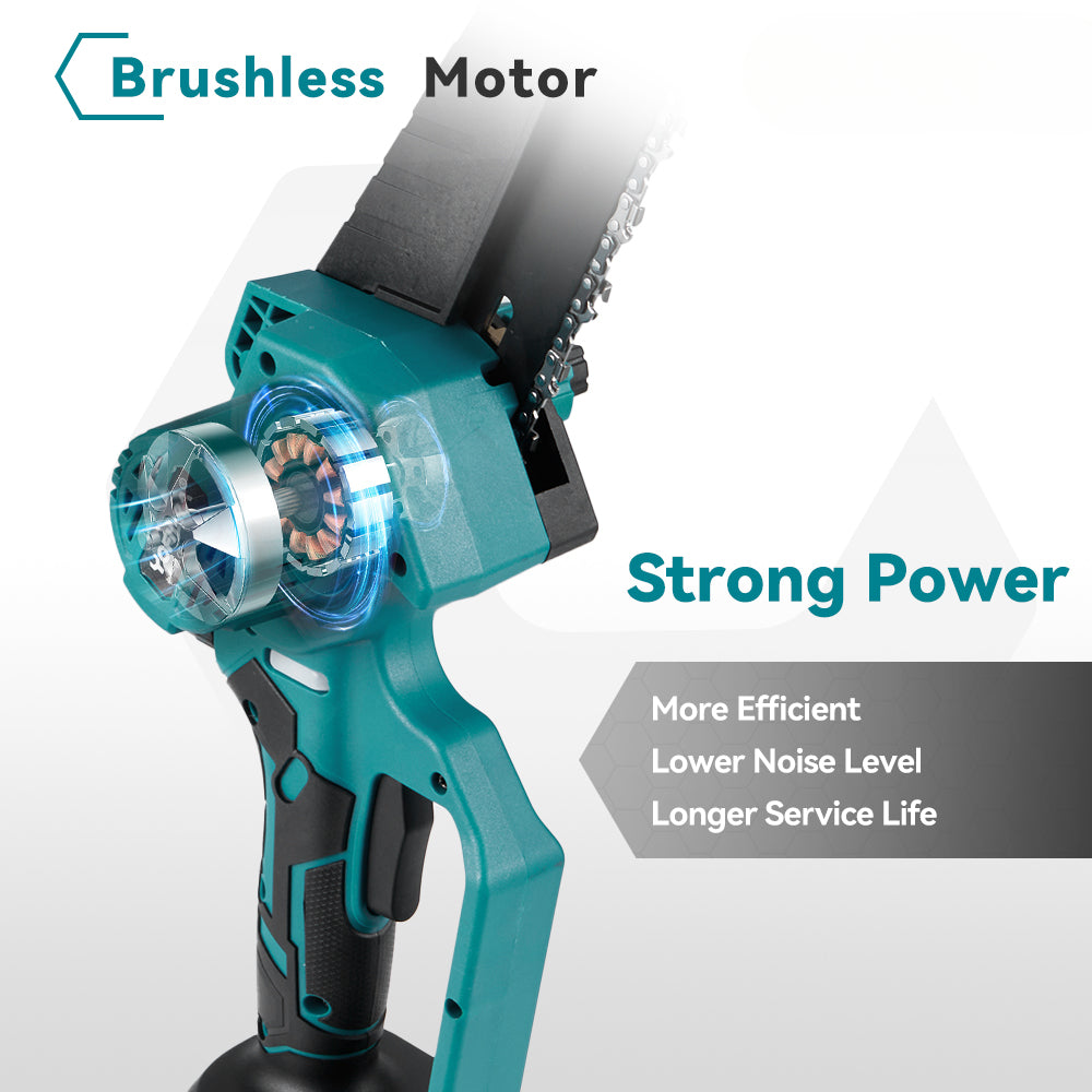 Tron?onneuse ¹Èlectrique sans balais, outil de scie d'¹Èlagage de jardin, batterie Makita 18V, sans fil, aste, travail de calcul, 8 po