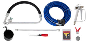 Airless Peinture 2200W Pistolet a Peinture Airless ¨¦lectrique Machine de Pulv¨¦risation sans Air Pulverisateur Peinture 2.5L/Min avec Tuyau Haute Pression 15m pour Navires Ponts