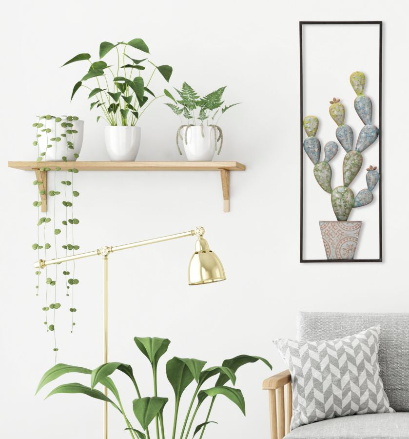 PANNELO EN FERRO CACTUS-FRAME -A- CM 31X2,5X90