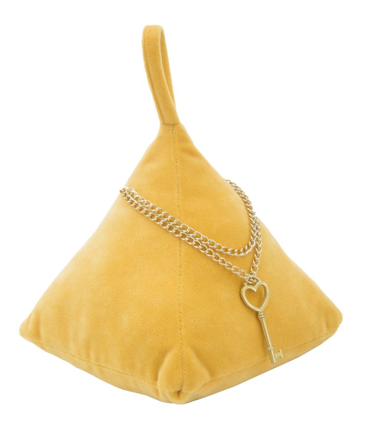 F/PORTE TRIANGLE ARANCIONE CM 14X14X20