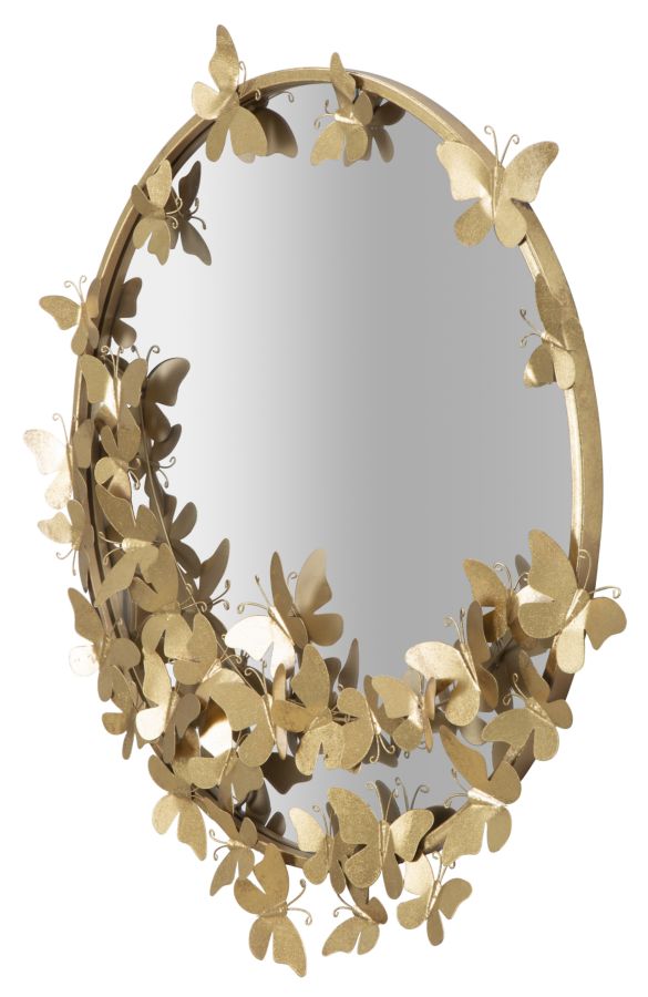 SPECCHIO FARFALLE ROND CM 74X4X75