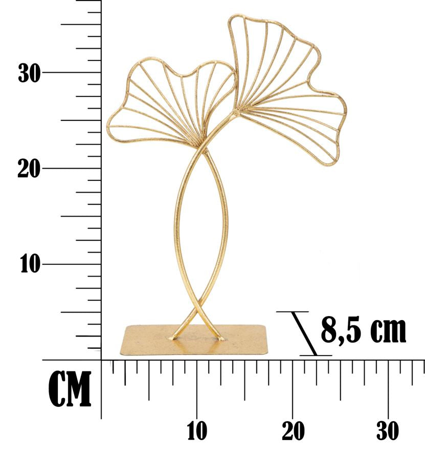 SCULTURA FEUILLE GLAM CM 25X8,5X35