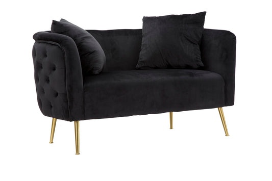 DIVANETTO BUCAREST NOIR CM 127X74X71