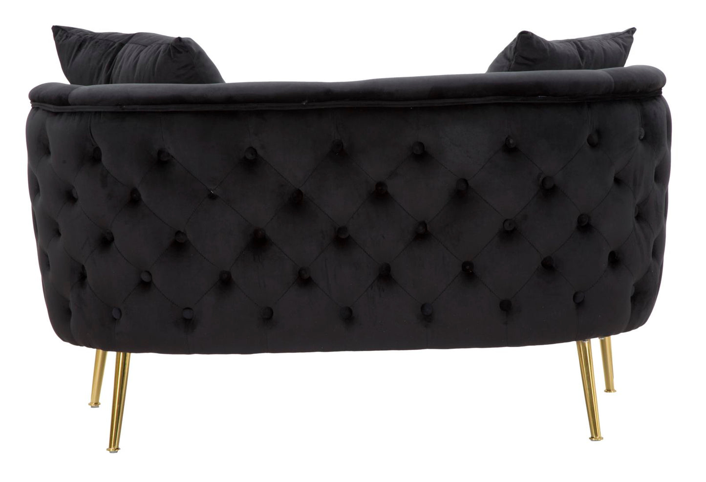 DIVANETTO BUCAREST NOIR CM 127X74X71