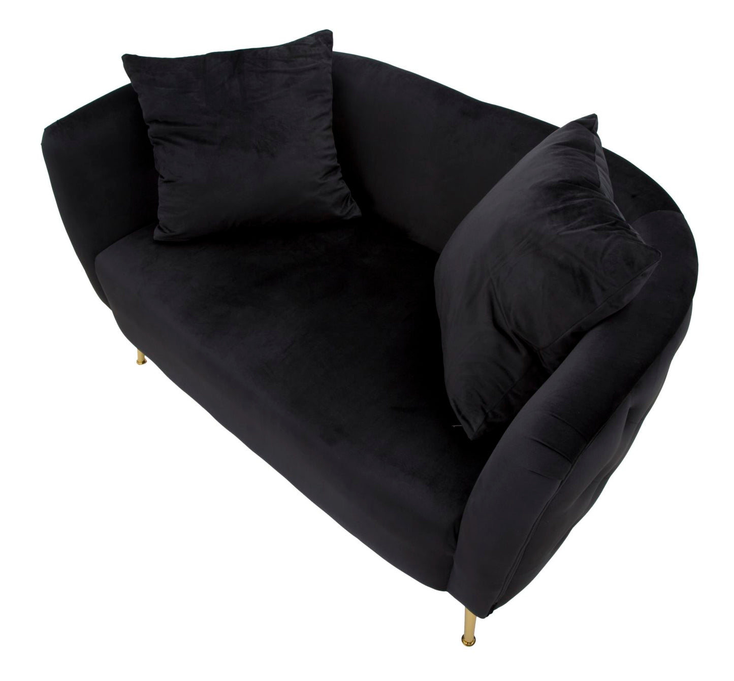 DIVANETTO BUCAREST NOIR CM 127X74X71