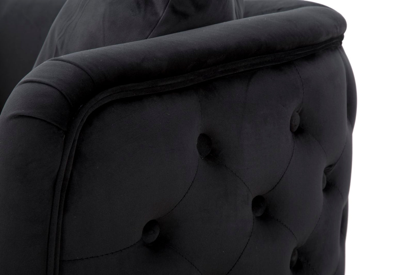 DIVANETTO BUCAREST NOIR CM 127X74X71