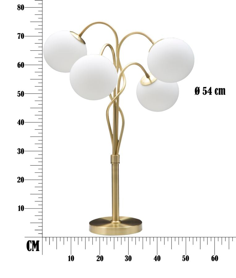 LAMPADA DA TAVOLO GLAMY 4 LUMI¨¨RE CM ? 53X74