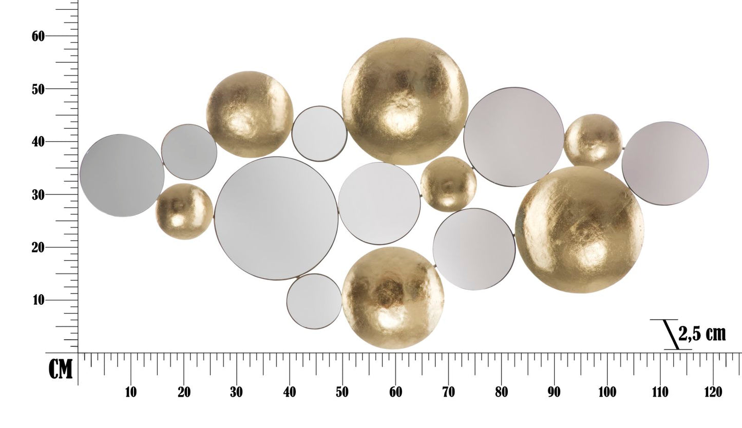 PANNELLO MIROIR OR GLAM CM 118X2,5X60
