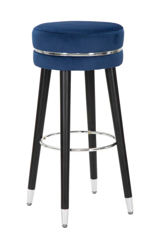 SGABELLO BAR PARIS BLEU/ARGENT CM ? 35X74