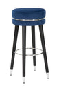 SGABELLO BAR PARIS BLEU/ARGENT CM ? 35X74