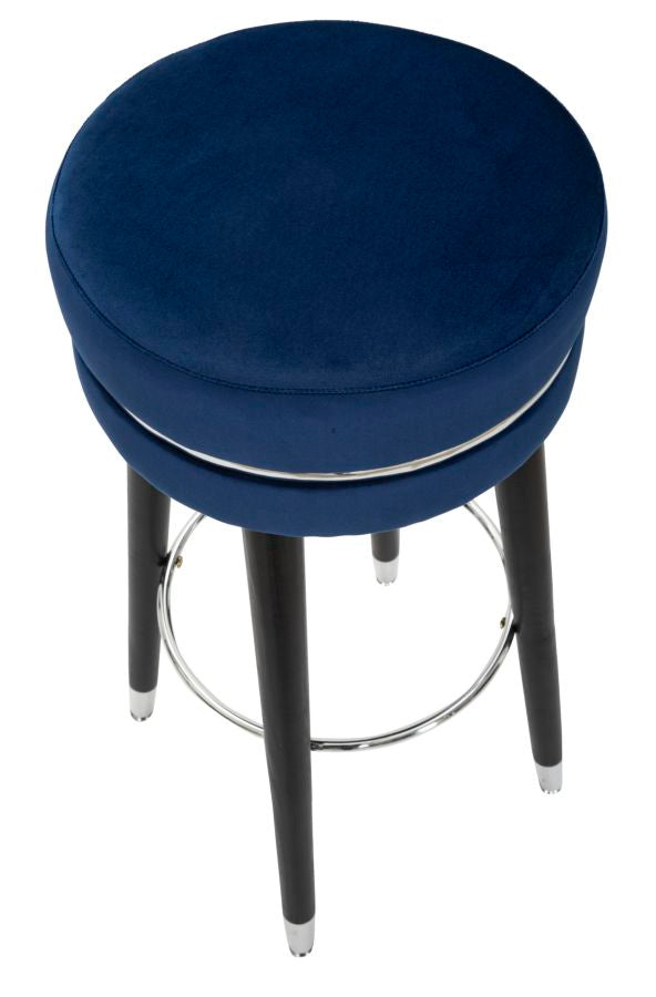 SGABELLO BAR PARIS BLEU/ARGENT CM ? 35X74