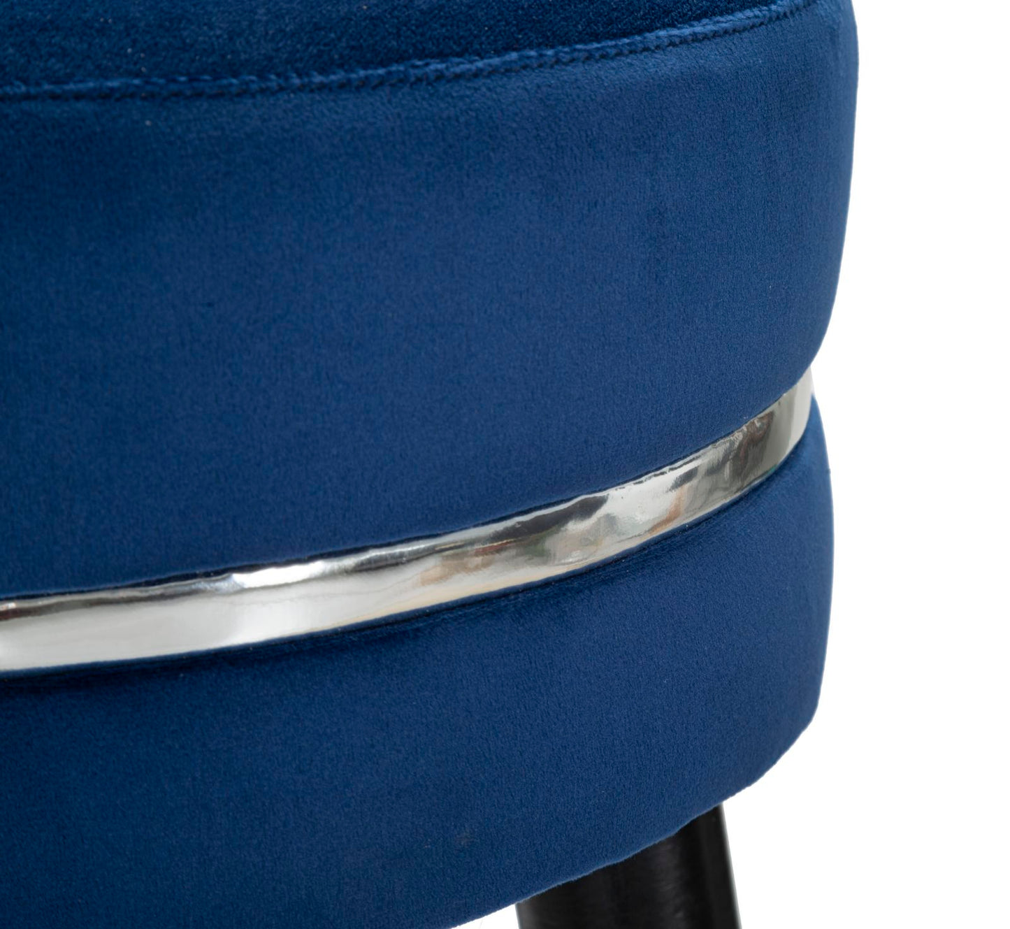 SGABELLO BAR PARIS BLEU/ARGENT CM ? 35X74