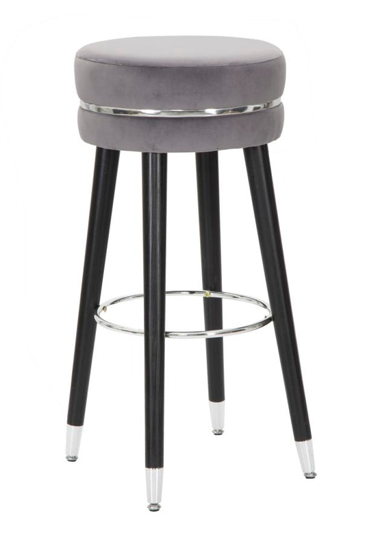 SGABELLO BAR PARIS GRIGIO/ARGENT CM ? 35X74