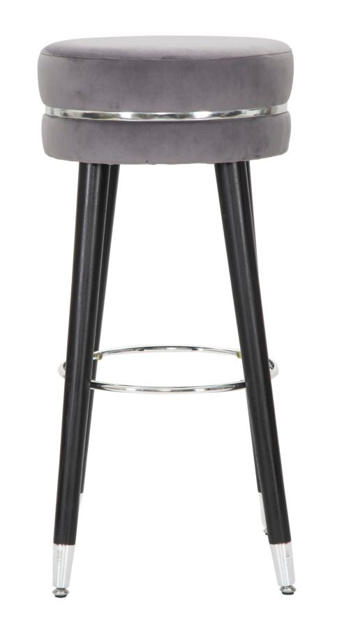 SGABELLO BAR PARIS GRIGIO/ARGENT CM ? 35X74