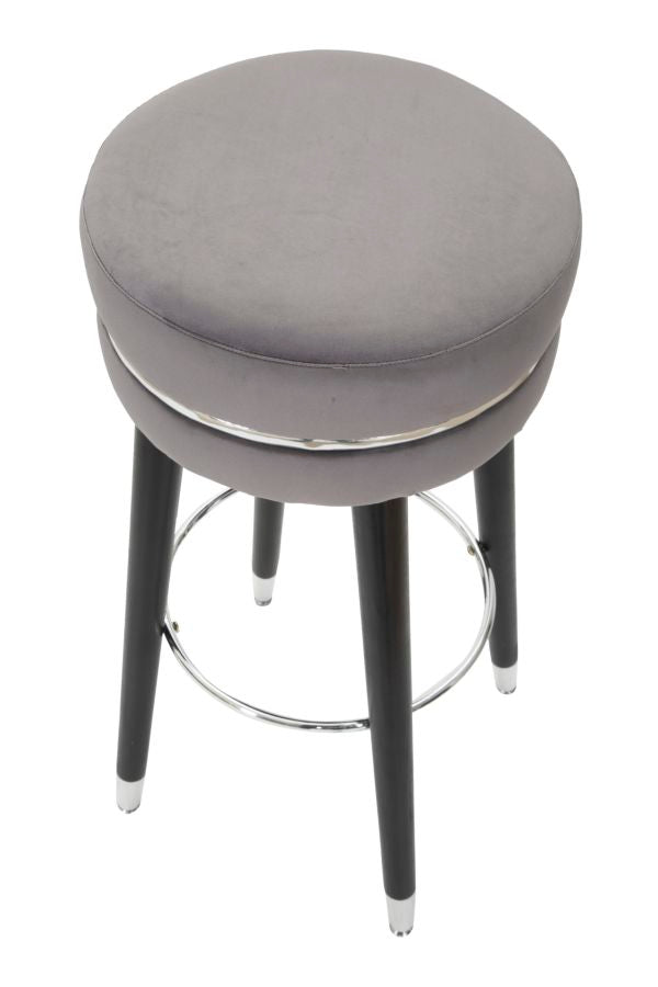SGABELLO BAR PARIS GRIGIO/ARGENT CM ? 35X74