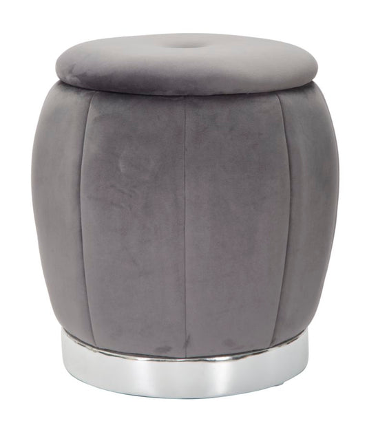 PUFF/CONTENITORE PARIS GRIGIO/ARGENT CM ? 43X43